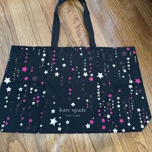 BUNDLE 4/$30 NWOT KATE SPADE CANVAS LIKE LARGE SHOPPING BAG/ CARRY ALL